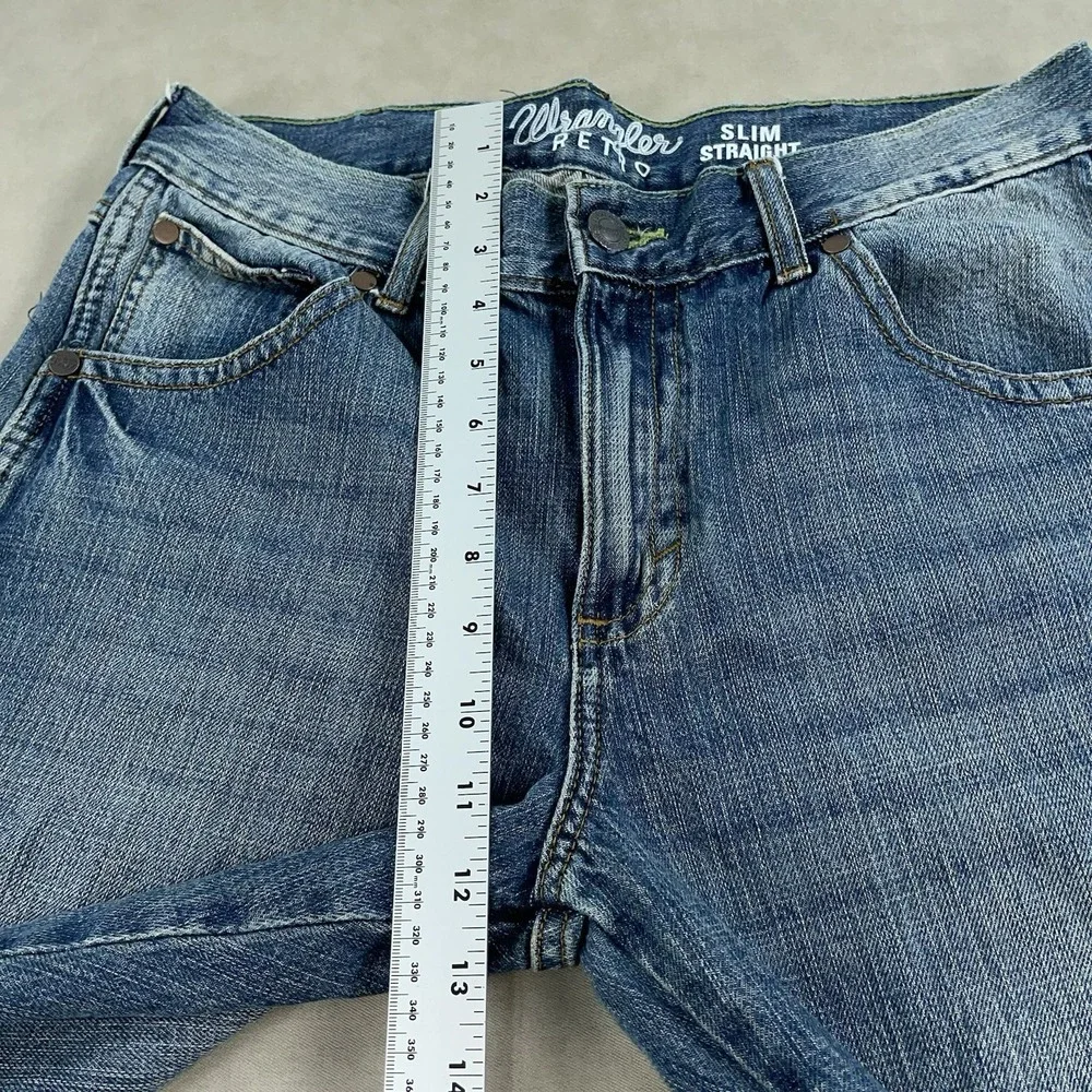 Wrangler Retro Slim Straight Jeans Men's 32x32 Western Stretch Cowboy